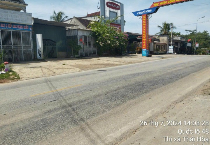 ĐẤT ĐẸP- GIÁ ĐẦU TƯ - CẦN BÁN LÔ ĐẤT VỊ TRÍ ĐẸP  tại  Xã Nghĩa Tiến, Thị xã Thái Hòa, Nghệ An