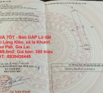 ĐẤT ĐẸP - GIÁ TỐT - Bán GẤP Lô đất tiềm năng tại Làng Klên, xã Ia Khươl, Chư Păh, Gia Lai.