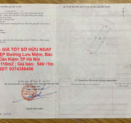 ĐẤT ĐẸP- GIÁ TỐT SỞ HỮU NGAY LÔ ĐẤT ĐẸP vị trí trục chính Cần Kiệm, TP Hà Nội