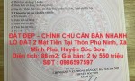 ĐẤT ĐẸP – CHÍNH CHỦ CẦN BÁN NHANH LÔ ĐẤT 2 Mặt Tiền Tại SÓC SƠN, Thành Phố HÀ NỘI