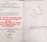 ĐẤT ĐẸP - GIÁ TỐT - Bán GẤP Lô Đất Tiềm Năng Tại Khu 10 Lô Phú Mãn- Vị Trí Vàng