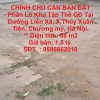 CHÍNH CHỦ CẦN BÁN ĐẤT Phân Lô Khu Tập Thể QĐ Tại Đường Liên Xã, X.Thủy Xuân Tiên, Chương mỹ, Hà Nội.