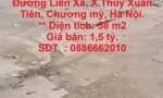 CHÍNH CHỦ CẦN BÁN ĐẤT Phân Lô Khu Tập Thể QĐ Tại Đường Liên Xã, X.Thủy Xuân Tiên, Chương mỹ, Hà Nội.