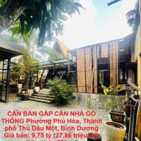 Gia đình đã về định cư tại Đà Nẵng, NAY CẦN BÁN GẤP CĂN NHÀ GỖ THÔNG!