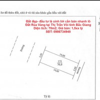Đất đẹp- đầu tư là sinh lời cần bán nhanh lô Đất Rùa Vàng tại Thị Trấn Vôi tỉnh Bắc Giang
