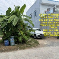 LÔ ĐẤT VỊ TRÍ ĐẸP – ĐẦU TƯ LÀ SINH LỜI - Chính Chủ Cần Bán Nhanh lô đất 2 mặt tiền tại huyện Hóc Môn, TPHCM
