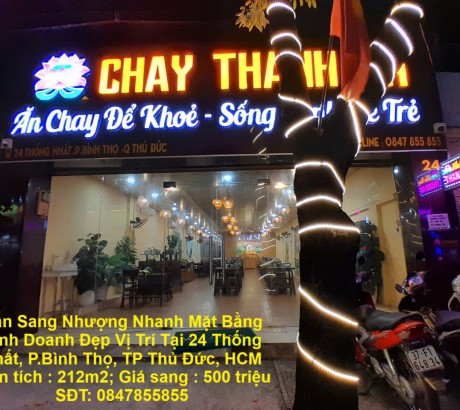GIÁ TỐT - CHÍNH CHỦ Cần Sang Nhượng Nhanh Mặt Bằng Kinh Doanh Đẹp Vị Trí Tại TP Thủ Đức, HCM