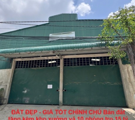 ĐẤT ĐẸP - GIÁ TỐT CHÍNH CHỦ Bán đất tặng kèm kho xưởng và 10 phòng trọ 15 tỷ Xã Vĩnh Thái, Nha Trang