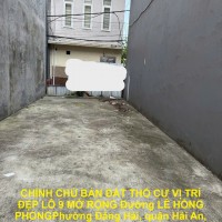CHÍNH CHỦ BÁN ĐẤT THỔ CƯ VỊ TRÍ ĐẸP LÔ 9 MỞ RỘNG Đường LÊ HỒNG PHONG, ĐẰNG HẢI, TP HẢI PHÒNG