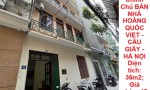 Nhà ĐẸP - GIÁ TỐT - Chính Chủ BÁN NHÀ HOÀNG QUỐC VIỆT - CẦU GIẤY - HÀ NỘI