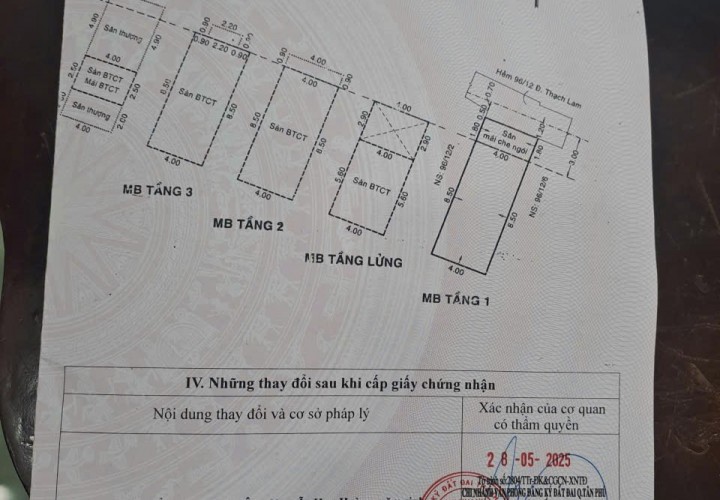 NHÀ ĐẸP - GIÁ TỐT - CHÍNH CHỦ Cần Bán Nhà Phường Phú Thạnh, Quận Tân Phú, HCM