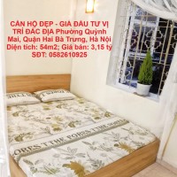 CĂN HỘ ĐẸP - GIÁ ĐẦU TƯ VỊ TRÍ ĐẮC ĐỊA TRUNG TÂM QUẬN HAI BÀ TRƯNG, Hà Nội