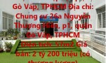 NHÀ ĐẸP - GIÁ TỐT - Chính Chủ Bán Gấp Căn Hộ View Đẹp tại quận Gò Vấp, TPHCM
