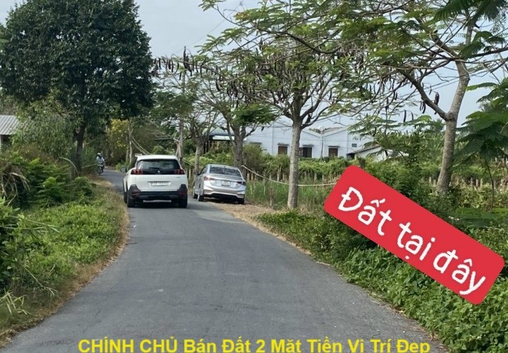 CHÍNH CHỦ Bán Đất 2 Mặt Tiền Vị Trí Đẹp Tại Xã Phước Tân Hưng, Châu Thành, Long An