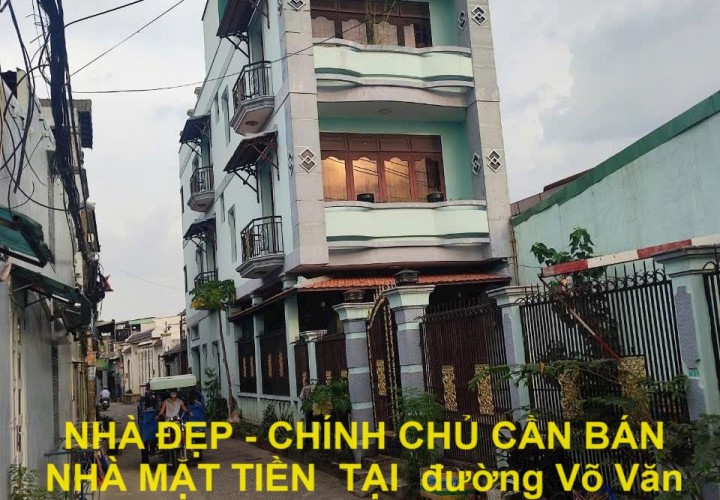 NHÀ ĐẸP - CHÍNH CHỦ CẦN BÁN NHÀ MẶT TIỀN  TẠI  đường Võ Văn Vân, Vĩnh Lộc B , Bình Chánh, TPHCM