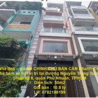 Nhà đẹp – giá tốt CHÍNH CHỦ BÁN CĂN Nhanh Căn Nhà hẻm xe hơi vị trí tại quận Phú Nhuận, TPHCM