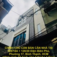 CHÍNH CHỦ CẦN BÁN CĂN NHÀ TẠI 128/18A + 128/20 Điện Biên Phủ, Phường 17, Bình Thạnh, HCM