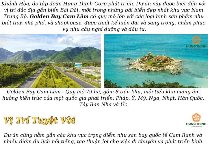 CHÍNH CHỦ CẦN BÁN LÔ D17-20-18  Golden Bay TẠI - Xã Cam Hải Đông, huyện Cam Lâm- tỉnh Khánh Hòa