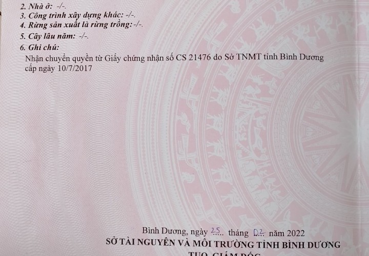 CHÍNH CHỦ BÁN Lô Đất Tại Khu Phố Đông Thành, Tân Đông Hiệp, TP Dĩ An, Bình Dương
