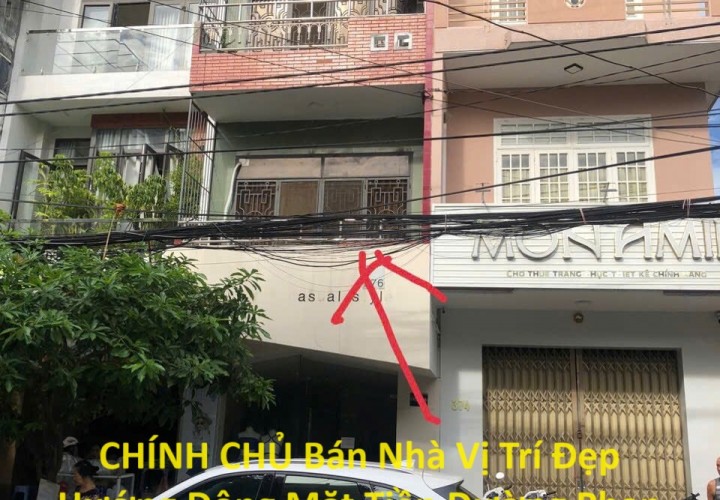 CHÍNH CHỦ Bán Nhà Vị Trí Đẹp Hướng Đông Mặt Tiền Đường Phan Châu Trinh, Quận Hải Châu, Đà Nẵng