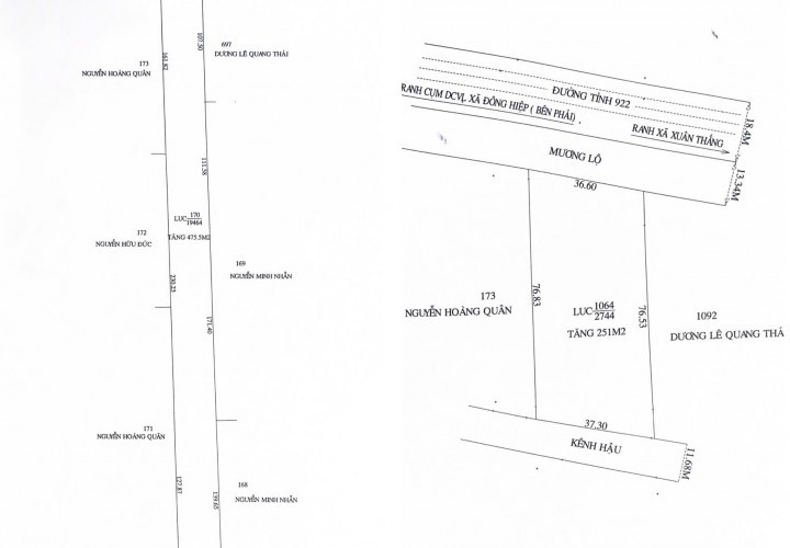 CHÍNH CHỦ Cần Bán Gấp Đất 3 Mặt Tiền Vị Trí Đắc Địa Tại Xã Đông Hiệp, Cờ Đỏ, Cần Thơ