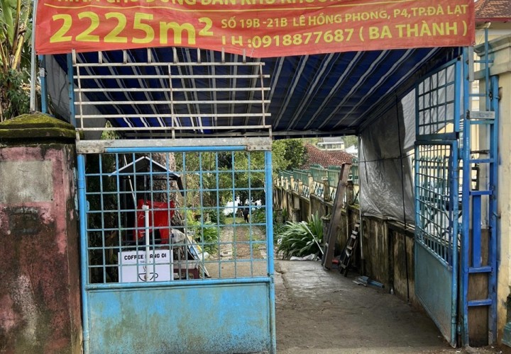 NHÀ ĐẸP – GIÁ TỐT – CẦN BÁN NHÀ ĐẤT BIỆT THỰ  tại 19B, Lê Hồng Phong, P.4,  TP, Đà Lạt, Lâm Đồng