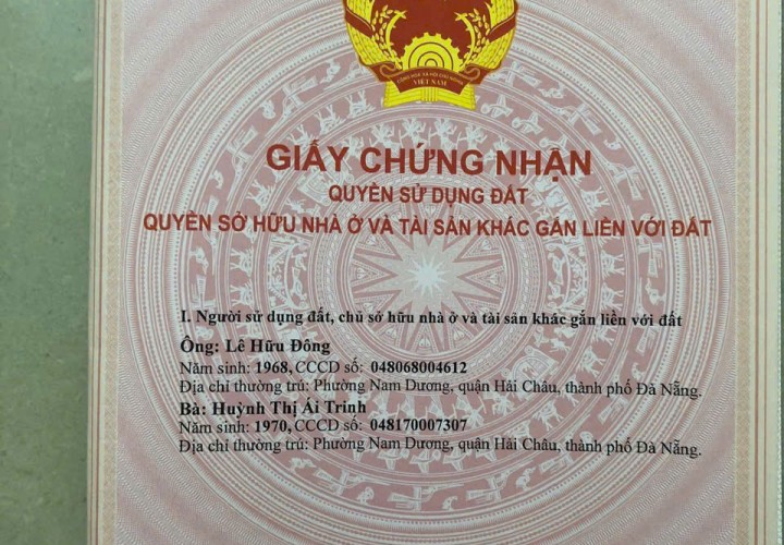 GIÁ TỐT - CHÍNH CHỦ Cần Bán Nhanh 2 Căn Biệt Thự  Vị Trí Tại Quận Liên Chiểu, TP Đà Nẵng