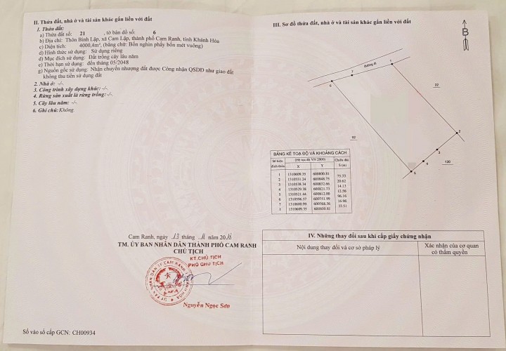 NHÀ ĐẸP – GIÁ TỐT  - CẦN BÁN NHANH CĂN NHÀ  TẠI  XÃ Cam Lập, Cam Ranh, TỈNH Khánh Hòa