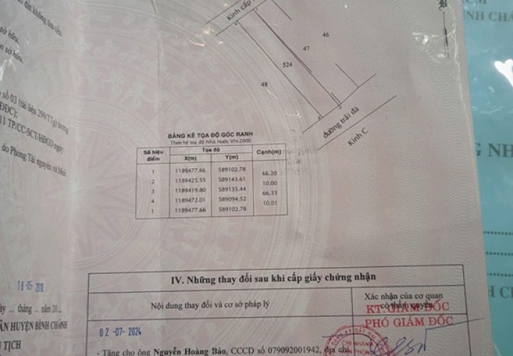 LÔ ĐẤT VỊ TRÍ ĐẸP - GIÁ TỐT CHÍNH CHỦ cần bán nhanh lô đất tại huyện Bình Chánh, TPHCM