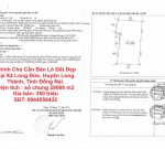Chính Chủ Cần Bán Lô Đất Đẹp Tại Xã Long Đức, Huyện Long Thành, Tỉnh Đồng Nai.