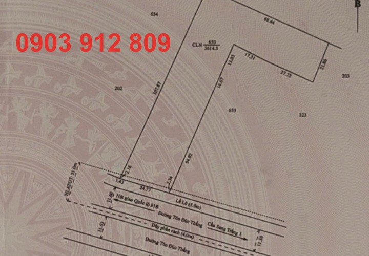 ĐẤT ĐẸP - GIÁ TỐT - Bán GẤP Lô Đất Tiềm Năng  Đường Tôn Đức Thắng, Phường Phước THới, TP Cần thơ