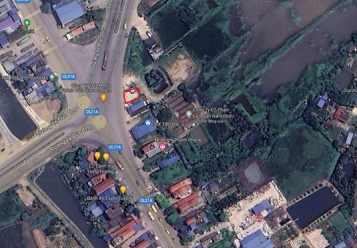 LÔ ĐẤT VỊ TRÍ ĐẸP- ĐẦU TƯ LÀ SINH LỜI  chính chủ cần bán nhanh lô đất mặt tiền QL21A xã Nam Mỹ, Nam Định