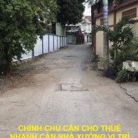 CHÍNH CHỦ CẦN CHO THUÊ NHANH CĂN NHÀ XƯỞNG VỊ TRÍ ĐẸP Tại  1/173  Dương Công Khi, Huyện Hóc Môn