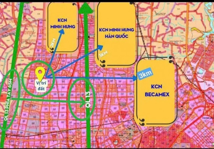 SỞ HỮU NGAY LÔ ĐẤT VỊ TRÍ ĐẸP -  GIÁ TỐT Phường Minh Hưng, TX Chơn Thành, Tỉnh Bình Phước