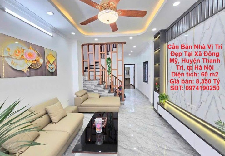 NHÀ ĐẸP - GIÁ TỐT - Cần Bán Nhà Vị Trí Đẹp Tại Xã Đông Mỹ, Huyện Thanh Trì, tp Hà Nội