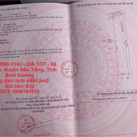 ĐẤT CHÍNH CHỦ - GIÁ TỐT - Xã Định An, Huyện Dầu Tiếng, Tỉnh Bình Dương