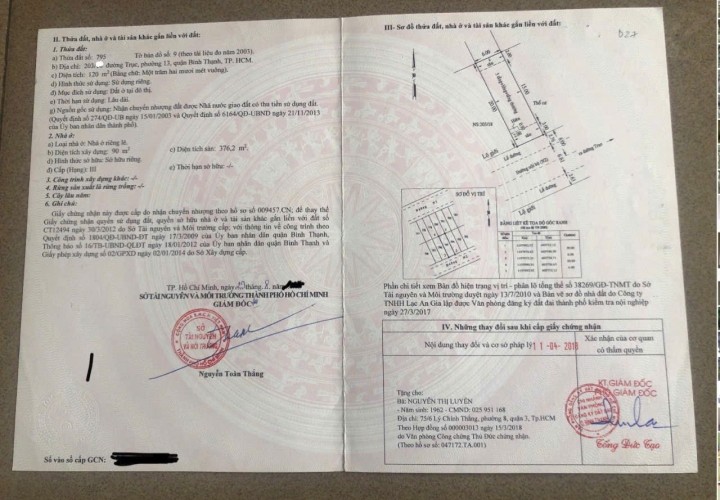 NHÀ VỊ TRÍ ĐẸP -  GIÁ ƯU ĐÃI Chính Chủ Bán NHANH CĂN NHÀ Đường Đặng Thuỳ Trâm, P 13, Bình Thạnh, HCM