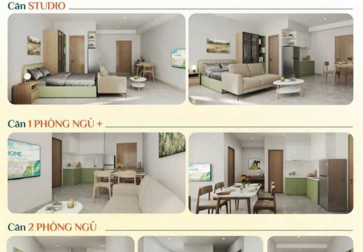 NHÀ VỊ TRÍ ĐẸP – GIÁ TỐT cần bán nhanh căn hộ nhà ở xã hội 1PN-2PN tại K - Home City Bình Dương