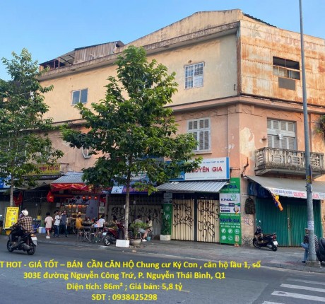 HOT HOT - GIÁ TỐT – BÁN CẦN CĂN HỘ CHUNG CƯ - đường Nguyễn Công Trứ, P. Nguyễn Thái Bình, Q1,HCM