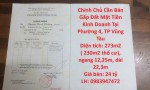 Chính Chủ Cần Bán Gấp Đất Mặt Tiền Kinh Doanh Tại Phường 4, TP Vũng Tàu