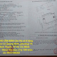 CHÍNH CHỦ CẦN BÁN Căn Hộ Ngay Trung Tâm Quận Bình Thạnh, Hồ Chí Minh – GIÁ CỰC TỐT