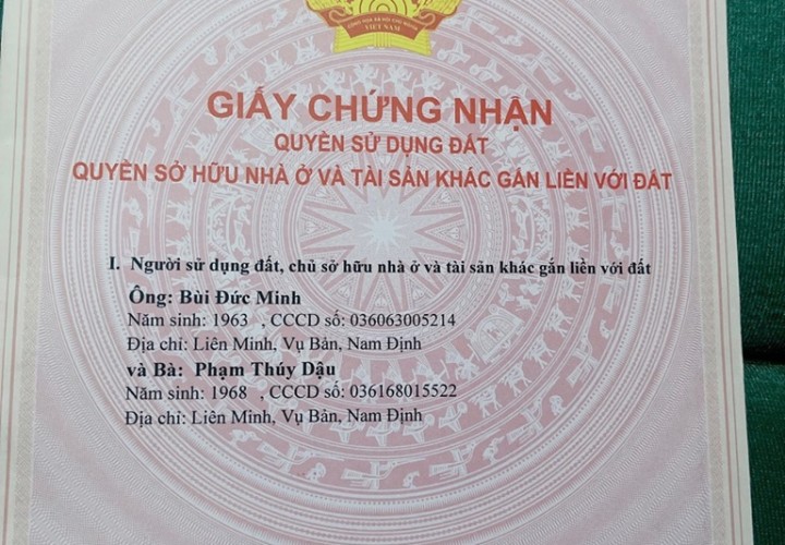 ĐẤT ĐẸP – GIÁ TỐT - CHÍNH CHỦ CẦN BÁN NHANH LÔ LIỀN KỀ  ĐẸP tại xã Tuy Lộc, Hậu Lộc,Thanh Hóa