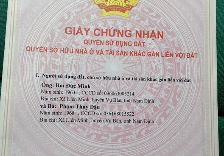 ĐẤT ĐẸP – GIÁ TỐT - CHÍNH CHỦ CẦN BÁN NHANH LÔ LIỀN KỀ  ĐẸP tại xã Tuy Lộc, Hậu Lộc,Thanh Hóa