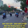 HOT HOT GẤP  –BÁN GẤP LÔ ĐẤT Mặt Tiền Đường Quốc Lộ 1A, P.Hòa Khánh Bắc, Q.Liên Chiểu, Tp.Đà Nẵng