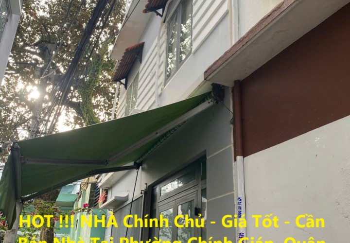 HOT !!! NHÀ Chính Chủ - Giá Tốt - Cần Bán Nhà Tại Phường Chính Gián, Quận Thanh Khê, Đà Nẵng