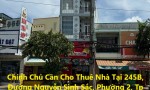 Chính Chủ Cần Cho Thuê Nhà Tại 245B, Đường Nguyễn Sinh Sắc, Phường 2, Tp Sa Đéc, Đồng Tháp