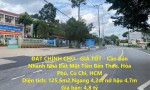 ĐẤT CHÍNH CHỦ - GIÁ TỐT - Cần Bán Nhanh Nhà Đất Mặt Tiền Bến Than, Hòa Phú, Củ Chi, HCM