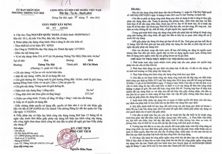 HOT HOT –CHÍNH CHỦ CẦN BÁN LÔ GÓC 2 MẶT TIỀN ĐƯỜNG ĐẸP TẠI Đường Số 8, Phường 11, Gò Vấp, Hồ Chí Minh