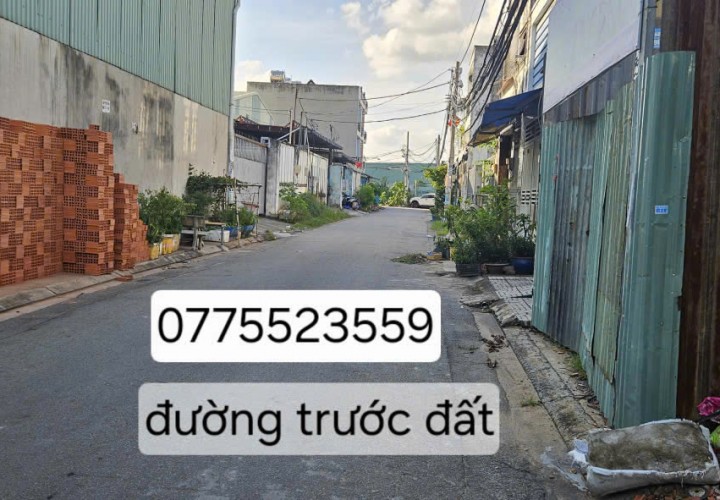 ĐẤT ĐẸP - GIÁ TỐT BÁN đất Phường Tân Tạo, Q. Bình Tân (Sau chùa Long Thạnh, 5 x 17m, đường nhựa 6m)