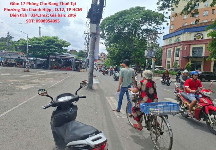 CHÍNH CHỦ Cần Bán Nhanh Lô Đất Đã Có 2 Dãy  Nhà Trọ Gồm 17 Phòng Cho Đang Thuê Tại Q.12, TP HCM